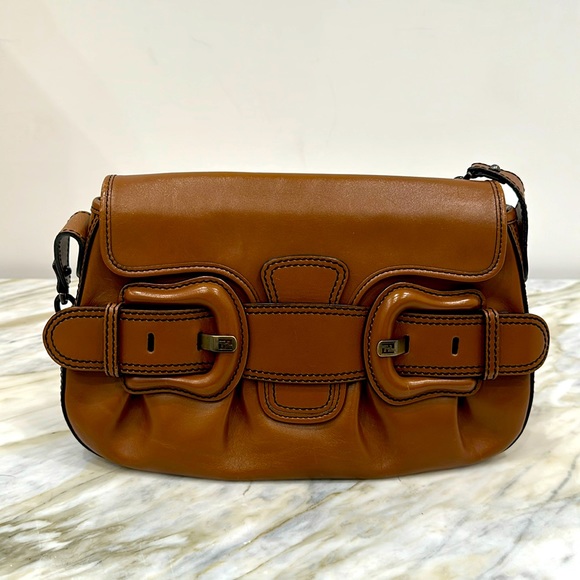 FENDI HANDBAG CAMEL *AUTHENTIC* - Picture 1 of 6